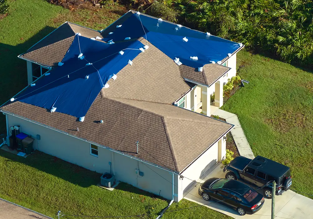 Immediate Protection with Expert Roof Tarping by Louisville Roofing